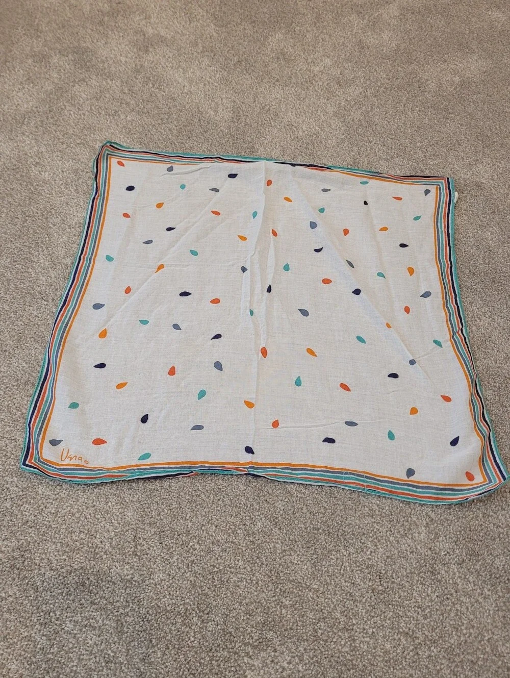 Vera Vintage Womens Cotton Scarf